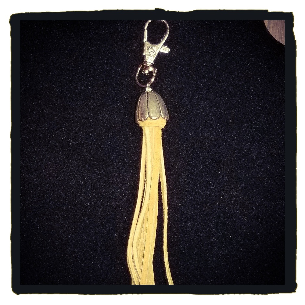 Leather keychain